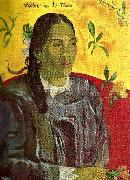 Paul Gauguin, vahine med gardenia